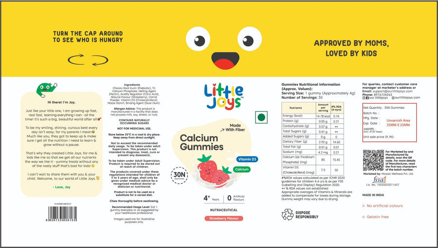 Calcium Gummies Strawberry (60N)